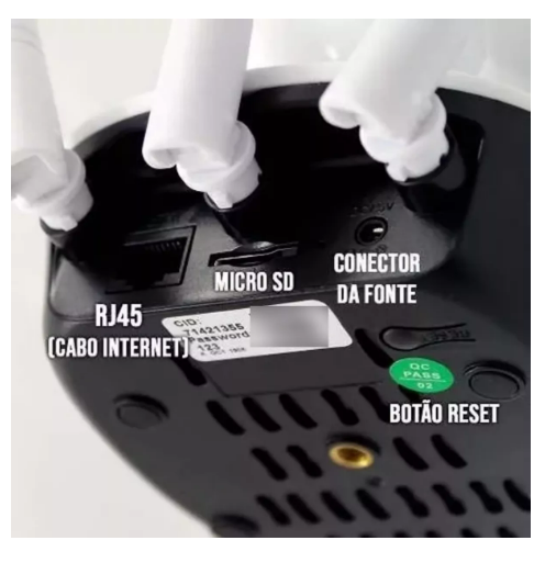 Combo seguridad: 3 focos solares con control + cámara wifi 360°