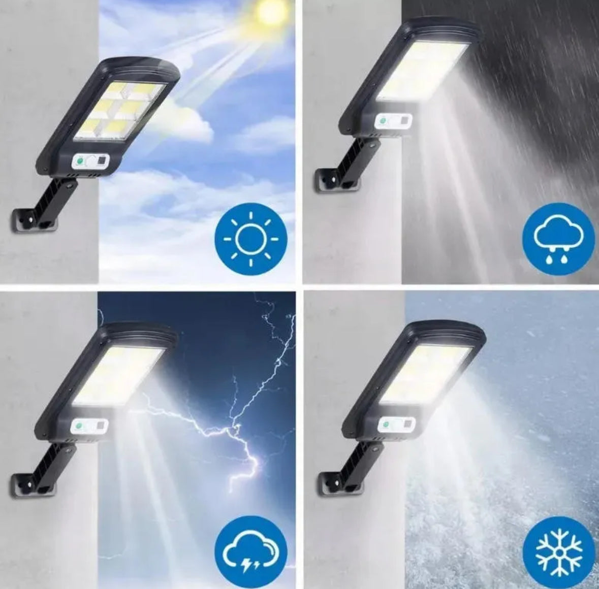 Pack 3 focos solares con control remoto