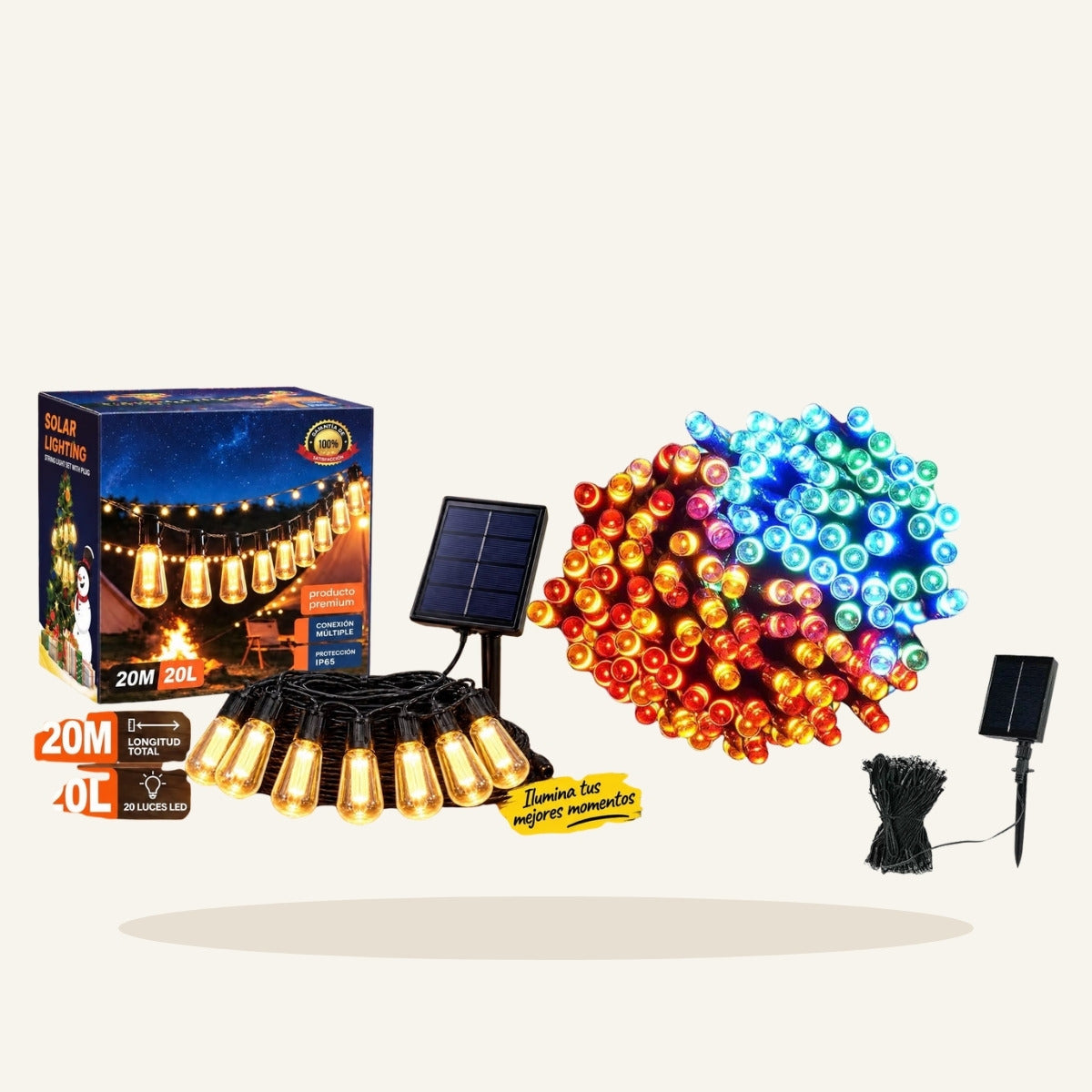 Combo Navidad solar