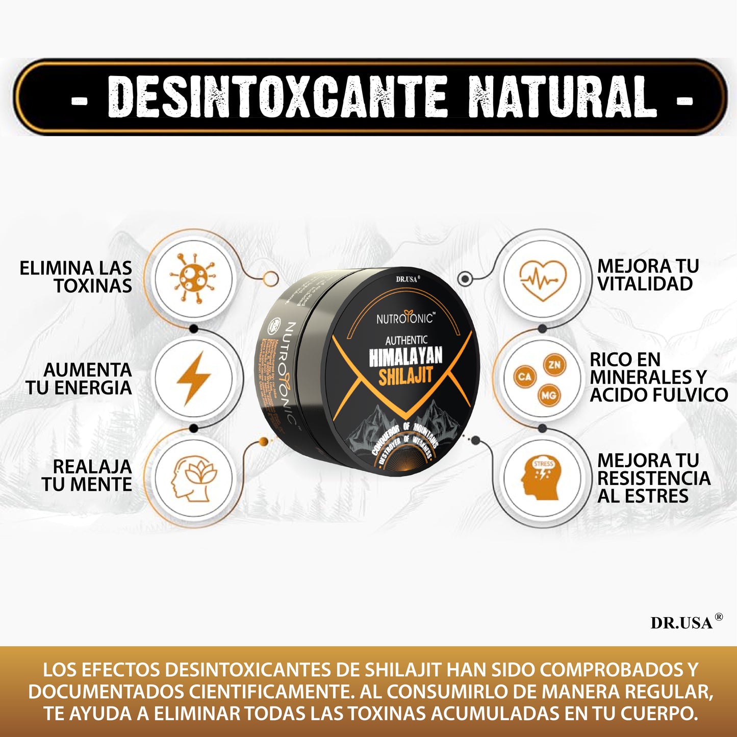 POTENCIADOR SHILAJIT DR USA